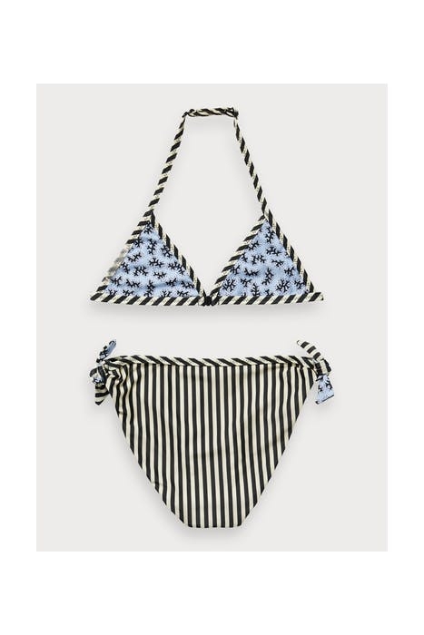 REVERSIBLE BIKINI WITH CONTRAST BINDINGS IN ECONYL™ QUALITY 2