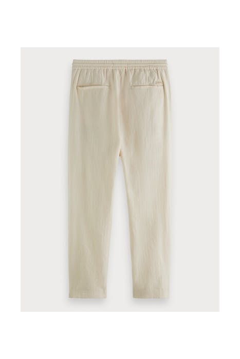 FAVE- LINEN-ORGANIC COTTON BLEND BEACH PANT RAW COTTON 2