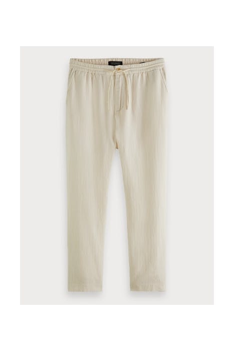 FAVE- LINEN-ORGANIC COTTON BLEND BEACH PANT RAW COTTON 1