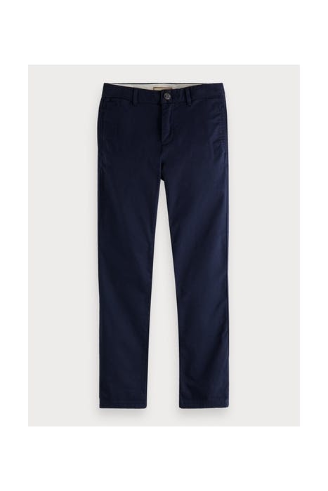 REGULAR SLIM FIT - ORGANIC PIMA COTTON CHINO PANTS NIGHT 1