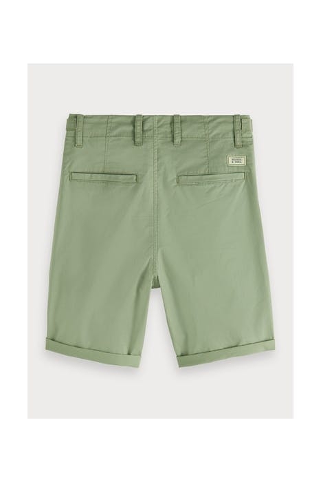 CHINO SHORTS IN CRISPY COTTON QUALITY SEA FOAM 2