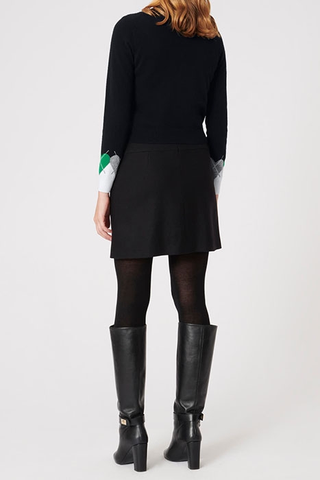 CARDIGAN BLACK / EMERALD 3