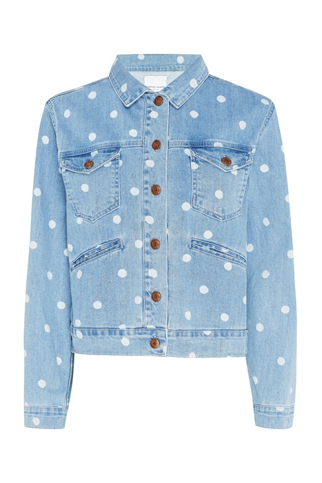 CYPRUS DOT JACKET DENIM/OFF-WHITE 1