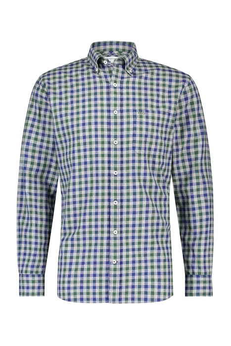 MCG RF MELANGE CHECK SHIRT CYPRESS GREEN 1