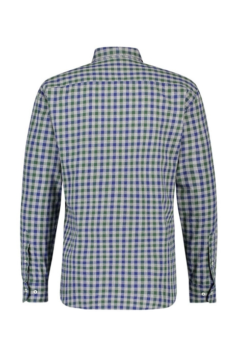 MCG RF MELANGE CHECK SHIRT CYPRESS GREEN 2