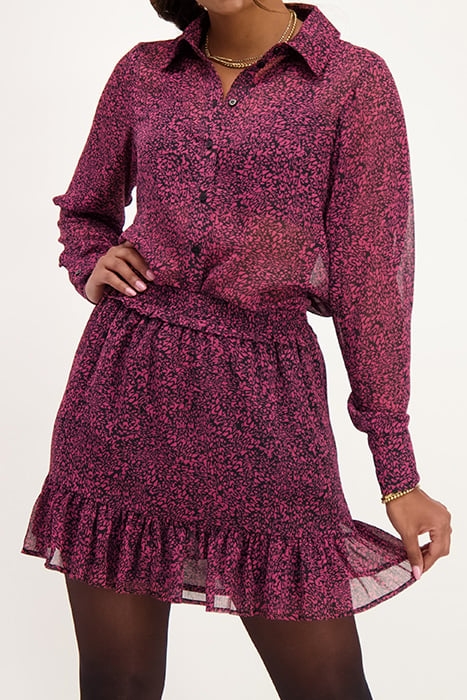 ZWART ROKJE MET GALAXY PRINT BLACK BLACK 1