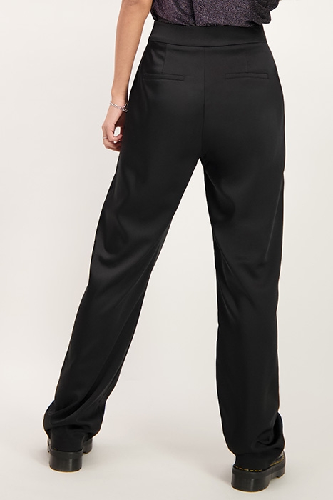 ZWARTE SATIJNEN LOOK PANTALON BLACK BLACK 3
