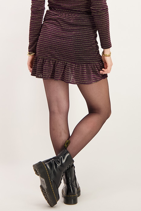 PAARSE TOP MET GOUDEN STREPEN PURPLE PURPLE 3
