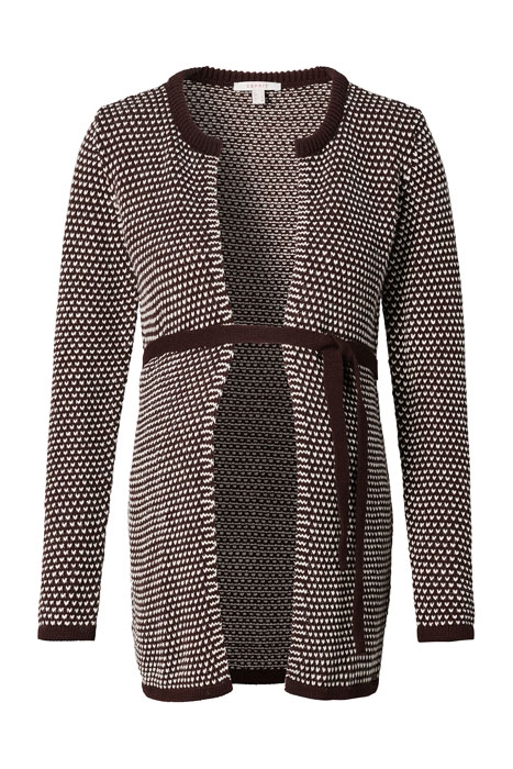 CARDIGAN KNIT LS YD COFFEE 1