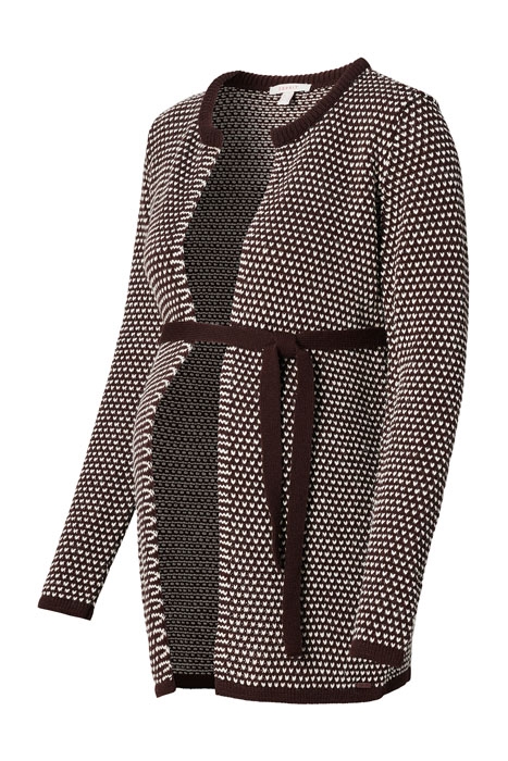 CARDIGAN KNIT LS YD COFFEE 2