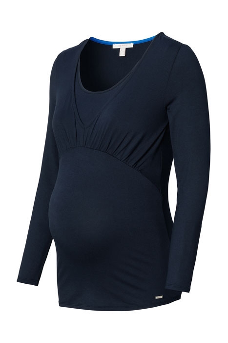 T-SHIRT NURSING LS ELECTRIC BLUE 2