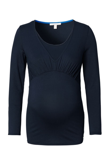 T-SHIRT NURSING LS ELECTRIC BLUE 1