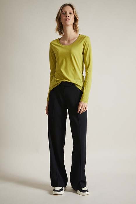 LANGARMSHIRT GOTS LIME 4