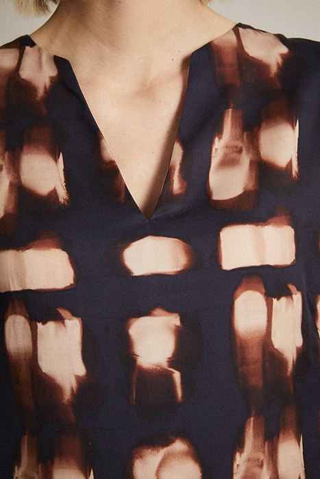 KLEID PRINT AQUARELL / NIGHT BLUE 4