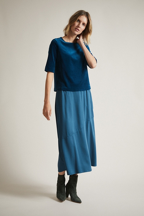 SATIN ROCK MIT VOLANT PETROL 1