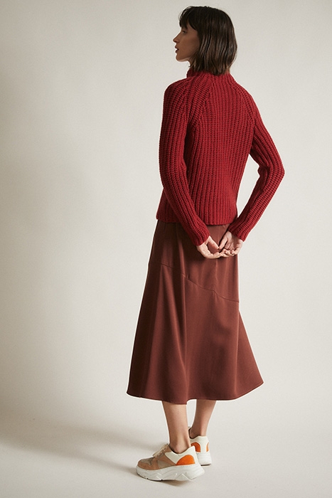 SATIN ROCK MIT VOLANT BITTER CHOCOLATE 2