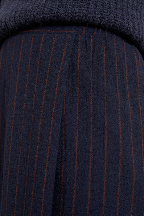 NADELSTREIFENROCK NIGHT BLUE / TERRA 3