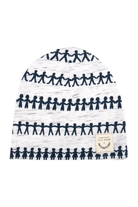 LI X ANTOINE PETERS BEANIE BLUE/GREY 1