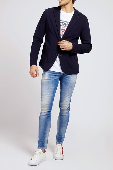 MYRON BLAZER SUITING BLUE SUITING BLUE 3