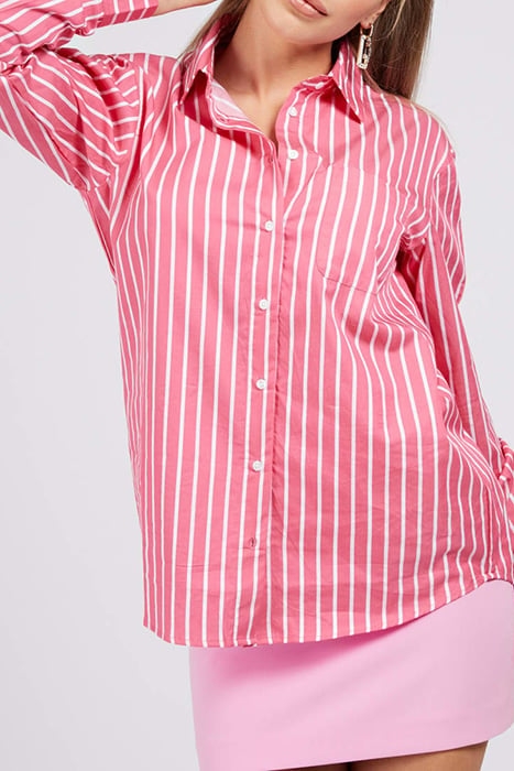 LS HARIKA SHIRT MACRO STRIPE FUCSIA MACRO STRIPE FUCSIA 1