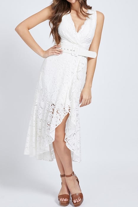 RANDA DRESS TRUE WHITE A000 TRUE WHITE A000 1