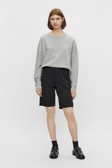 PCCHILLI SUMMER LS SWEAT D2D LIGHT GREY MELANGE 2