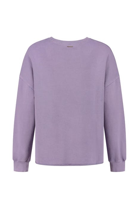 GIRLS FENNA SWEAT PURPLE PLUM WASHED 2