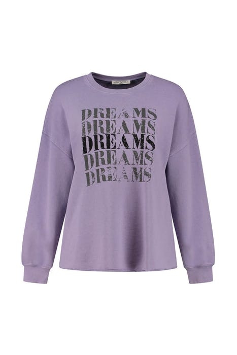 GIRLS FENNA SWEAT PURPLE PLUM WASHED 1