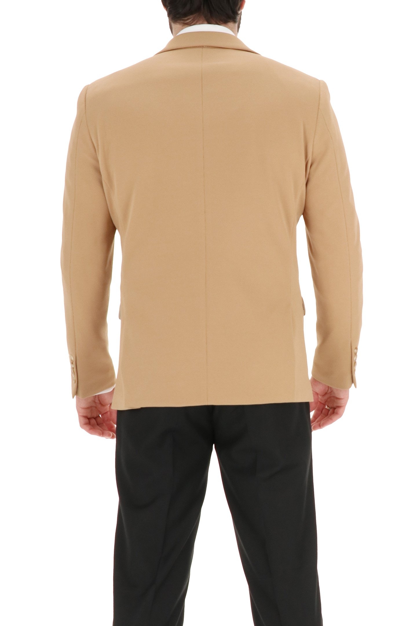 2 BUTTON JACKET TEXTURED KNIT CAMEL 2