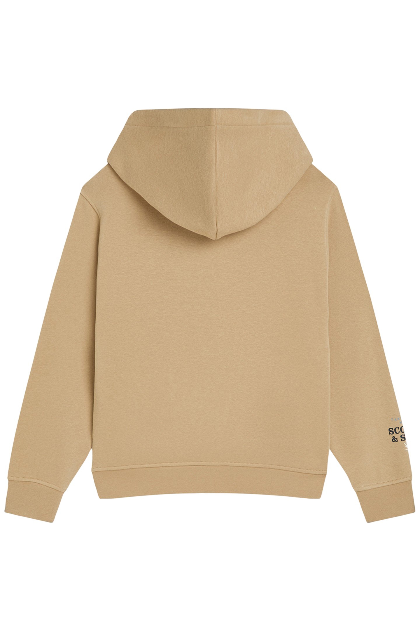 BOYS GRAPHIC FLEECE HOODIE BROWN/GOLD 2